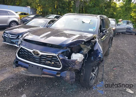 2021 Toyota Highlander Xle из США, поврежденный, VIN 5TDGZRBH8MS103035